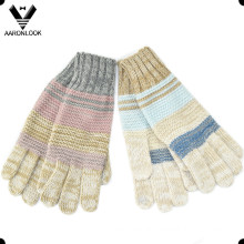 2016 New Fashion Knitted Winter Glove Five Finger